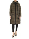 PINKO PINKO SCIROPPO DOWN JACKET IN MILITARY GREEN COLOR