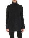 POLO RALPH LAUREN POLO RALPH LAUREN OVERSIZE TURTLENECK IN ANTHRACITE MELANGE colour