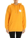 KENZO HOODIE TIGER CREST IN DARK YELLOW