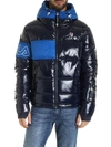 FILA SAUL PUFFER DOWN JACKET IN SHADES OF BLUE