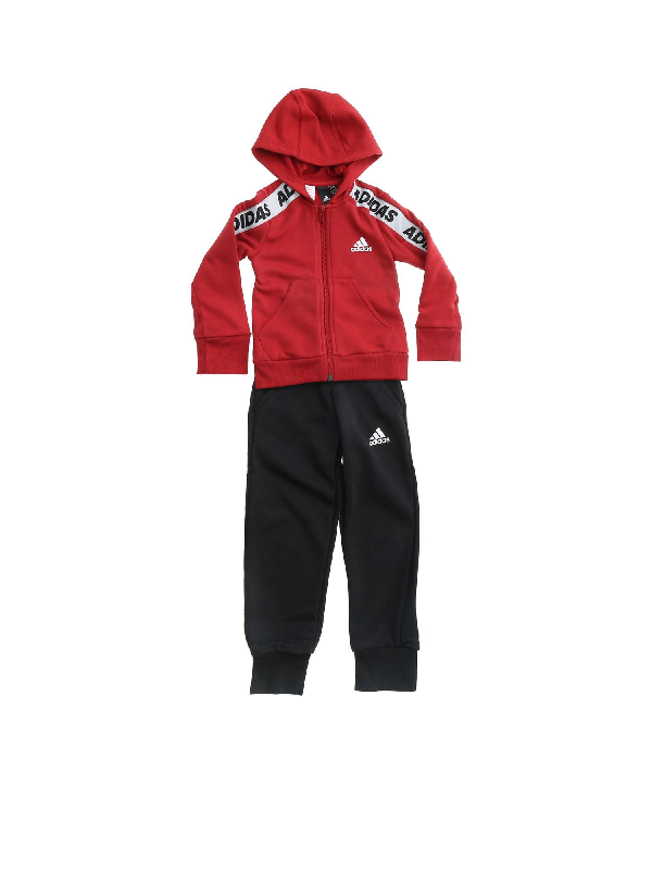 red adidas tracksuit toddler