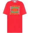 GUCCI LOGO棉质T恤,P00436355
