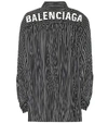 BALENCIAGA SCARF条纹衬衫,P00437251