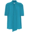 BALENCIAGA Scarf绉纱衬衫,P00437282