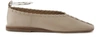 JIL SANDER LEATHER BALLET FLATS,JS30217A 11032 105