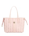 Mcm Liz Reversible Medium Visetos Tote Bag In Pink