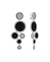Lagos Maya Diamond & Onyx Statement Drop Earrings In Onyx