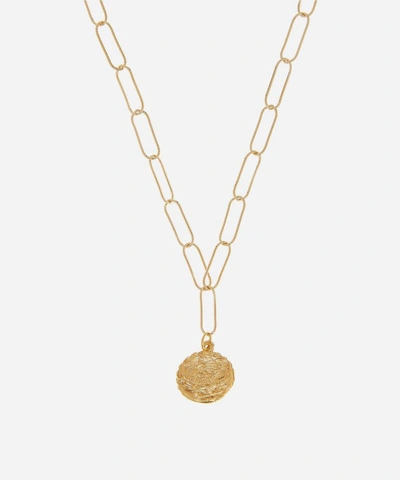 Alighieri Gold-plated The Columba Pendant Necklace