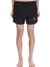 NEIL BARRETT BEACHWEAR IN BLACK POLYAMIDE,11172960