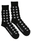 ALEXANDER MCQUEEN SHORT SKULL SPORT SOCKS,11172536