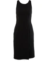 Givenchy Sleeveless Fitted Short Dress In Noir