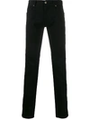 FENDI Black Slim Fit FF Jeans,FLP201 AAHJ