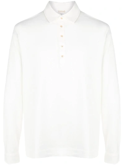 Massimo Alba 'ischia' Poloshirt In White
