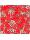 PREEN BY THORNTON BREGAZZI FLORAL EMBROIDERED SCARF