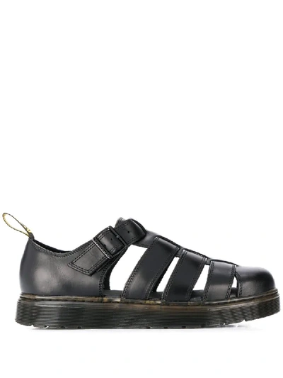 Dr. Martens Vibal Brando Sandals In Black | ModeSens