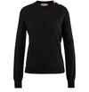 GIVENCHY ROUND NECK JUMPER WITH BUTTONS,GIV5B785BCK