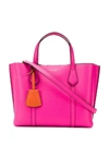 Tory Burch Lacquered-edge Tote Bag In Pink