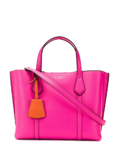 Tory Burch Lacquered-edge Tote Bag In Pink