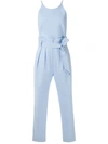 ANDREA MARQUES BOW DETAIL CLOCHARD JUMPSUIT