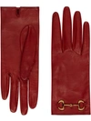 GUCCI HORSEBIT DETAIL GLOVES