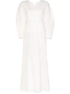 MASTERPEACE EMBROIDERED COTTON MAXI DRESS