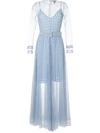 WE ARE KINDRED VALENCIA GINGHAM PRINT MAXI DRESS