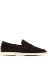 Loro Piana Summer Walk Loafers In Brown