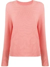 Chinti & Parker Cashmere Knitted Jumper In Pink