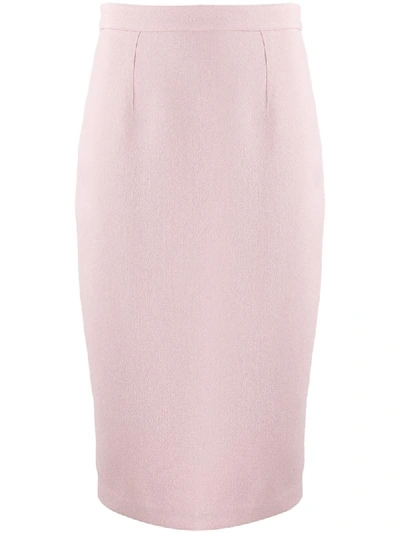 Styland Fitted Pencil Skirt In Pink