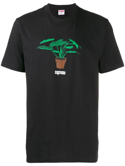 Supreme Plant T-shirt In Black