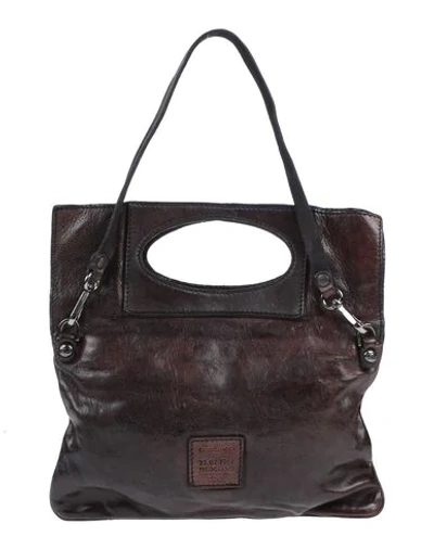 Campomaggi Handbags In Dark Brown