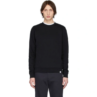 Norse Projects Vagn Loopback Cotton-jersey Sweatshirt In Black