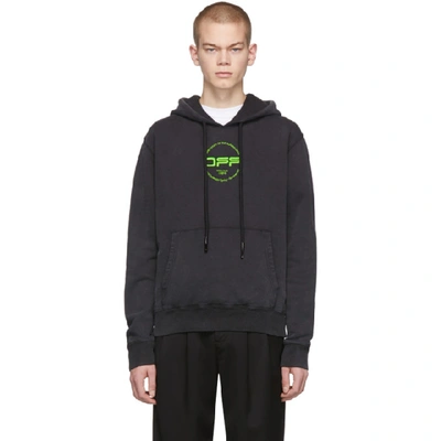 Off-white Kapuzenpullover Mit Logo-print In Black Multi