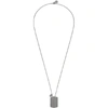 ALEXANDER MCQUEEN ALEXANDER MCQUEEN SILVER IDENTITY NECKLACE