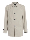 Herno Laminar Raincoat In Beige