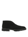 TOD'S BLACK SUEDE DESERT BOOTS