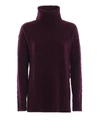 POLO RALPH LAUREN TWIST KNIT WOOL AND CASHMERE TURTLENECK