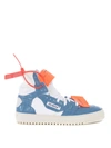 OFF-WHITE Low 3.0 high top leather sneakers