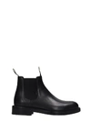 LANVIN ANKLE BOOTS IN BLACK LEATHER,11173239