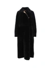 ROCHAS LAMBLEATHER COAT,11157689