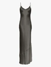 Nili Lotan Cami-style Maxi Gown In Green