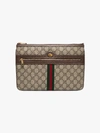 GUCCI BROWN OPHIDIA GG SUPREME POUCH,51755196IWS14549396