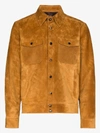 AJMONE BUTTONED SUEDE JACKET,SHDX2014526372