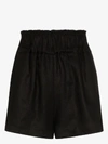 Bondi Born Universal Linen Shorts In Black