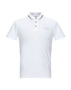 Ea7 Polo Shirts In White