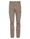 Eleventy Contrast Piping Cargo Trousers In Khaki