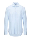 Pal Zileri Shirts In Sky Blue