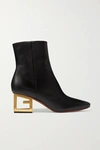 Givenchy Triangle Heel Ankle Boot In Black