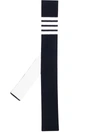 THOM BROWNE CASHMERE KNIT 4-BAR TIE