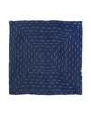 Kenzo Multi Eyes Square Modal & Silk Scarf In Blue